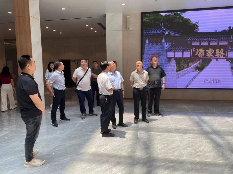 陕西省文物局副局长马宝收、革命文物处处长薛少鹏一行莅临西乡县博物馆调研