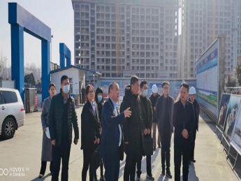 汉中市资信融资担保有限公司及洋县农发行一行对项目进行实地考查