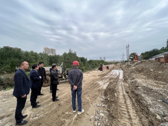 中国农业发展银行西乡县支行一行至西乡县文旅场馆建设PPP项目地实地调研